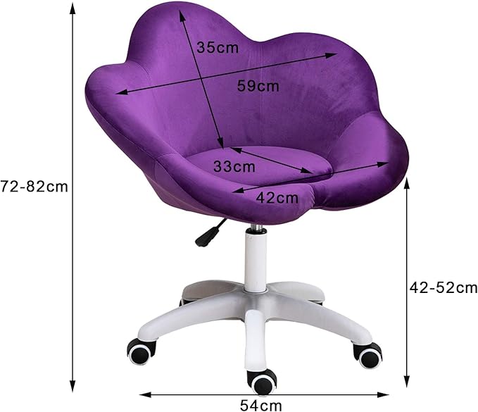 Low-Back Chairs Personalized Home Gaming Chair Computer Chair Casual Office Chairs Liftable (10cm) Women Adults