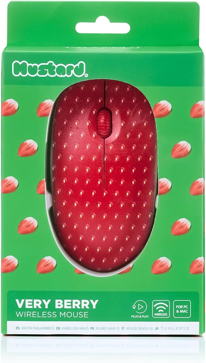 Very Berry Wireless Computer Mouse