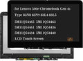 Replacement for Lenovo 500e Chromebook Gen 4s 83N8 83N9 83L4 83L5 83L40001US 5M11Q54440 5M11Q54434 5M11Q54436 5M11Q54465 11.6 inch 30pin HD 1366x768 LCD Touch Screen Display Digitizer Assembly