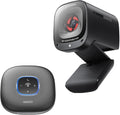 Anker PowerConf Zoom Certified Conference Speaker PowerConf C200 2K Webcam 360°Enhanced Voice Pickup 24H Call Time AI-Noise Canceling Microphones Adjustable Field of View Low-Light Correction