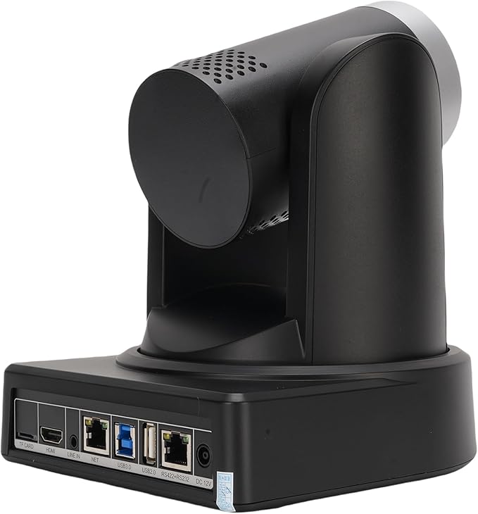 Bewinner Professional 4K PTZ Conference Camera with 12x Optical Zoom AI Tracking and 255 Presets Visca/Pelco Support Plug and Play for Room (US Plug)