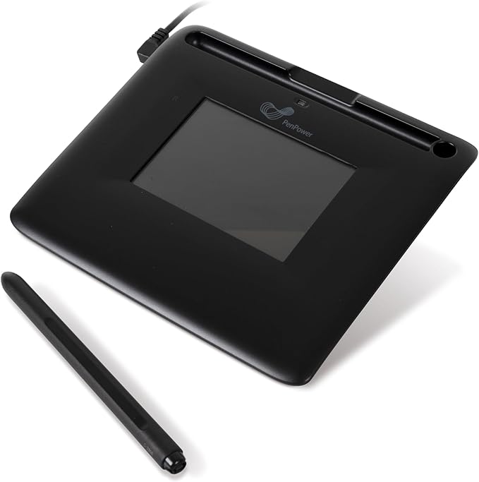 PenPower LCD Signature Pad / L398P with 2.5 inch Large Active Area + Wireless Stylus