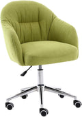 Gaming Chair Velvet Accent Chair Living Room 360 Degree Swivel Chair Velvet Home Office with Thick Sponge Cushion for Bedroom (Color : #4)