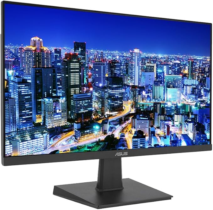ASUS VA24EHF 24-inch 1920 x 1080 Full HD LED Backlit LCD Frameless Monitor 2-Pack Bundle with HDMI Adaptive-Sync Eye Care Low Blue Light 100Hz 1ms Smooth Motion