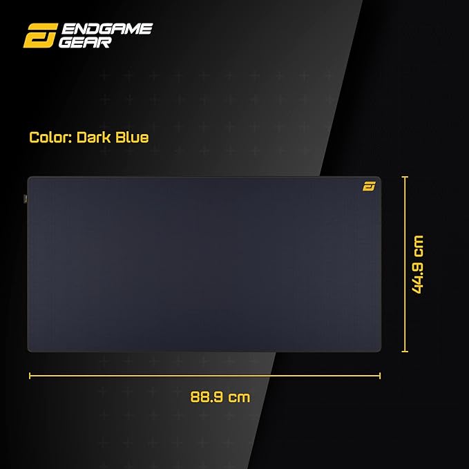 ENDGAME GEAR MPC 890 Cordura Gaming Mouse Pad Nonslip Desk Pad Size 35.04 x 17.72 Navy Blue