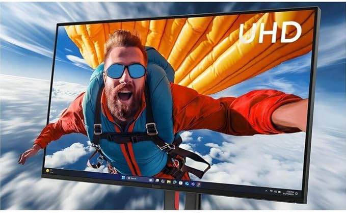 Lenovo ThinkVision T32UD-40 32 Class 4K UHD LED Monitor - 16:9 - Eclipse Black