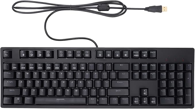 Mechanical Gaming Keyboard Wired Gaming Mechanical Keyboard Full 104 Keys Ergonomic Keyboard RGB Desktop Computer Keyboard for 2000//7/8/10