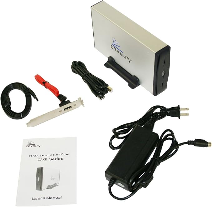 Cavalry CAXE Series USB 2.0 / eSATA 2 TB 7200 RPM External Hard Drive CAXE3702T0
