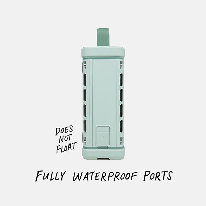 Turtlebox Ranger: Loud! Outdoor Portable Bluetooth 5.4 Speaker | Rugged Waterproof Ultra-Portable | Plays to 105db Deep Bass Shockproof Unlimited Pairing for Full Stereo Experience River Rock