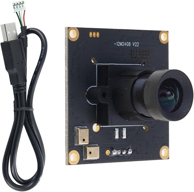 Advanced 12MP USB Camera with IMX577 Sensoring Digital Microphone 3840x3040 30FPS for Streaming and Remote Teaching