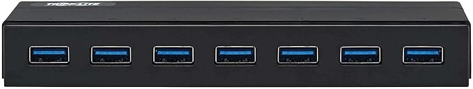 Tripp Lite 7-Port USB-A 3.0 SuperSpeed Hub with 2A USB Charging Port for Fast Charging (U360-007)