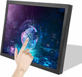 VSDISPLAY Portable Industrial Monitor with Dual Speaker15 Inch 1024x768 4:3 IPS LCD Touchscreen and VGA DVI Video InputMetal Shell with Bracket