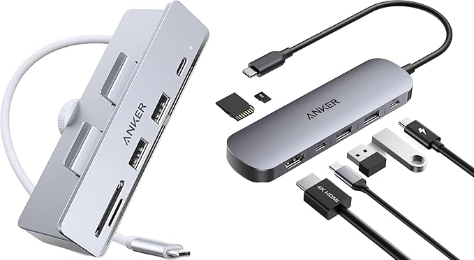 Anker USB C Hub 5-in-1 USB Hub &amp 535 USB C Hub 5-in-1 (Bundle)