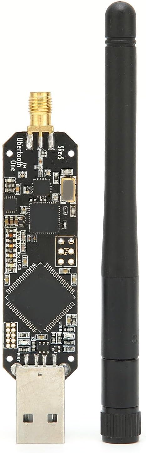 Ubertooth One Module2.4 GHzClass 1 Comparable PowerStandard 10-pin 50 Mil JTAGISP Serial ConnectorExpansion ConnectorBluetooth ExperimentsMaterial: PCB