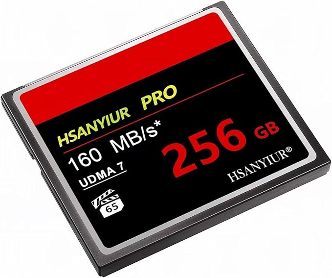 256GB UDMA 160MB/sHigh-Speed Transfer Large Capacity CF Card for Professional Photographers Videographers &amp Enthusiasts