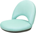 GIZNXBA Floor Chair Adjustable Back Support Chair Foldable Meditation Seating 5 Adjustable Position Cushioned Recliner for Adults Kids Video-Gaming Reading Watching(/GreenA)