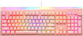 i-rocks K71M RGB Mechanical Gaming Keyboard with Media Control Knob Switches (Blue) 107 Keys w/Full NKRO PBT Keycaps Multimedia Hotkeys Detachable USB-C Cable and Onboard Storage Pink