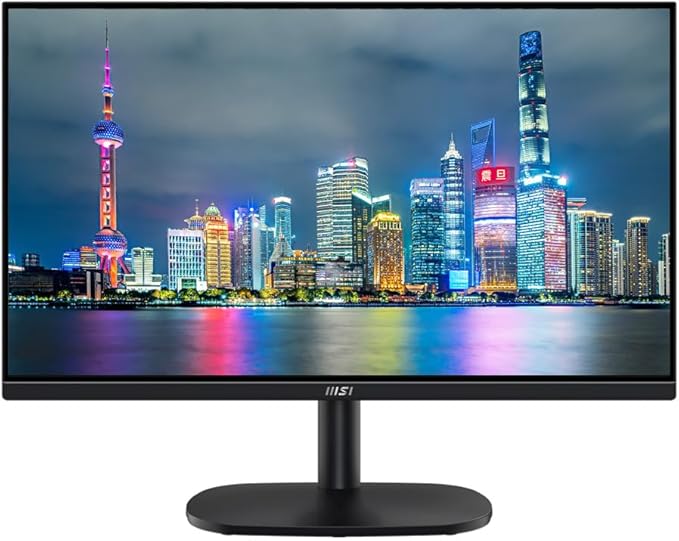 msi Pro MP245V 24 inch 1080P Full HD 100Hz 1ms LCD Business Monitor Bundle with Less Blue Light FreeSync HDMI VGA