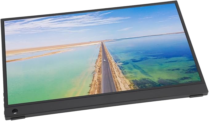 15.6 Inch Portable Monitor with Touchscreen HDR Display Dual Screen Usage Mobile Screen Projection Wide Compatibility Lightweight and Portable