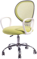 Office Chair Gaming Chair Computer Chair Ergonomic Round Back Office Chair Staff Student Dormitory Computer Seat Home Mesh Lifting Chair Backrest Rotating Chair (Color : Black-Soul Eat
