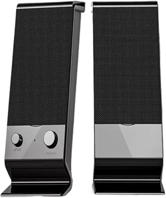 Wired USB Desktop Computer Speakers with Overweight Subwoofer Stereo Multimedia Sound Deep Bass for PC Laptop