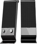 Wired USB Desktop Computer Speakers with Overweight Subwoofer Stereo Multimedia Sound Deep Bass for PC Laptop
