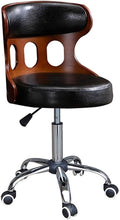 Mlaea Classroom Dormitory Hotel Chair Gaming Club Bar Chair with Adjustable Height Executive Swivel Computer Chair 40 * 44-54CM(Color:#5)