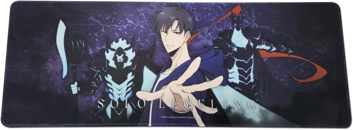 Great Eastern Entertainment Solo Leveling - Sung Jinwoo Arise Tank Igris Mouse Pad Desk Mat 12 H x 32 W
