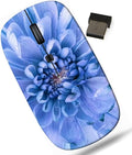 maizi Mouse Chromebook Laptop PC Notebook Mice 22556635 Chrysanthemum Flower Portable 2.4G with USB Receiver Printed in USA