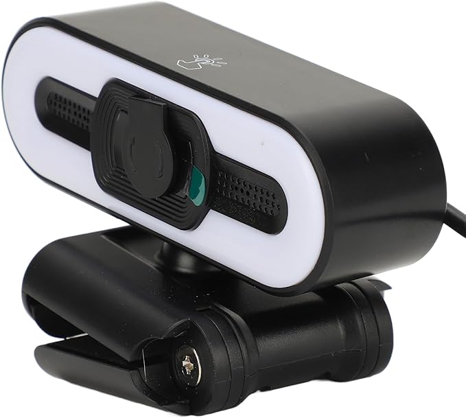 GOWENIC 4K Webcam 3840x2140 USB PC Camera with Built in Microphone Super Bright Fill Light Auto Beauty Function USB 2.0 Webcam for Laptop Computer LCD Display
