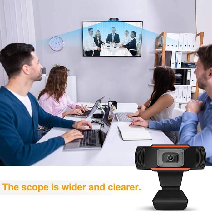 HD Auto Focus Webcam 5 Megapixel 1080P Video Call Available Pro Streaming Web Camera with Microphone Widescreen USB Computer Camera for PC Mac Laptop Desktop Video Calling