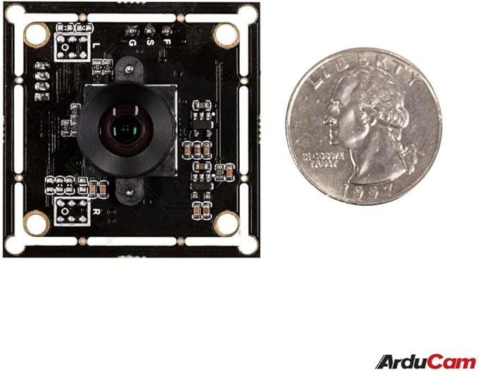 Arducam 100fps Global Shutter Color USB Camera Board 1MP OV9782 UVC Webcam Module with Low Distortion M12 Lens Without Microphones
