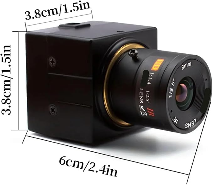 Mini Camera Security Protection POE H265 with 4 6 8mm Fixed CS Lens P2P IP BNC Port Industrial Camera