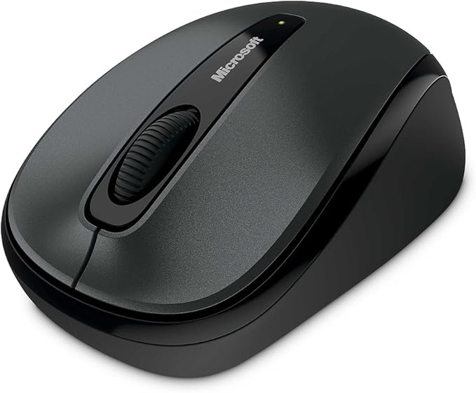 Microsoft Wireless Mobile Mouse 3500 for Business  Loch Ness Gray. Comfortable Ergonomic design Wireless USB 2.0 with Nano transceiver for PC/Laptop/Desktop works with Mac/Windows Computers