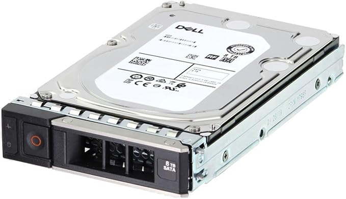 Dell 8TB 6GB/s 7.2K SATA 512e Hard Drive Bundle with Drive Tray - 4WXV5 (Certified Refurbished)