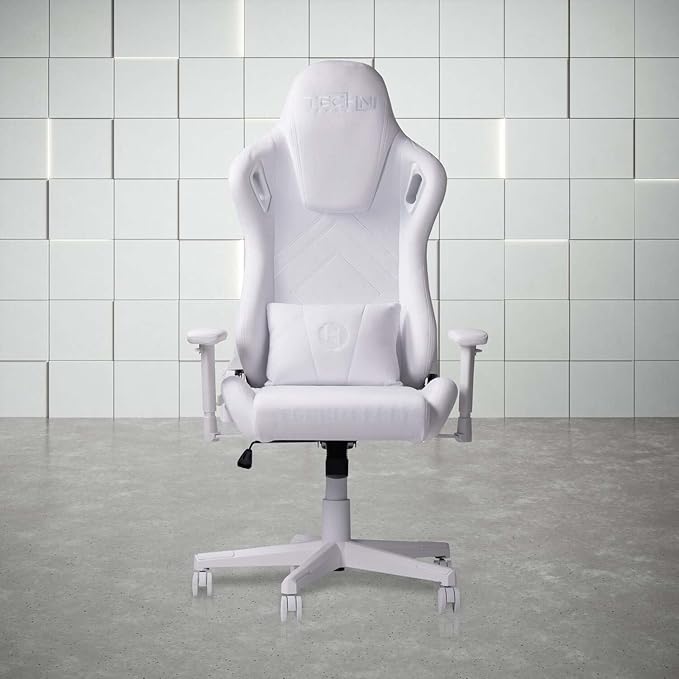 Velvet Gaming Chair - Adjustable Reclining Chair with Lumbar Support - Home Office Desk Chair