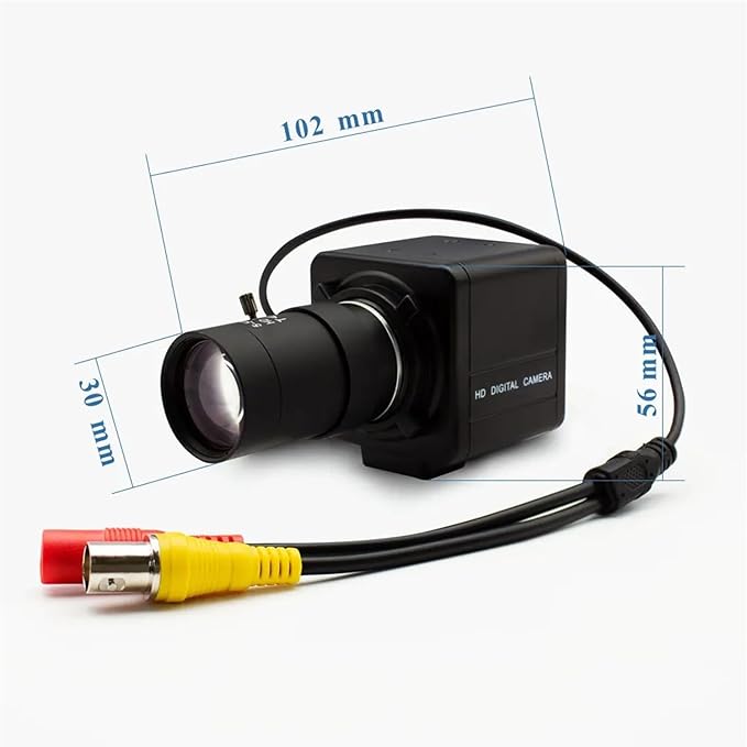 Mini Video 50mm Manual Varifocal Zoom CS Lens Industrial Box AHD Camera Analog Home Security Surveillance 5MP Camera