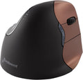Evoluent – Inventor of The Vertical Mouse – VM4SW Ergonomic Vertical Mouse Right Hand Small Wireless USB Sculpted for Comfort Reduces Wrist Strain 4 Speeds 6 Customizable Buttons in Windows