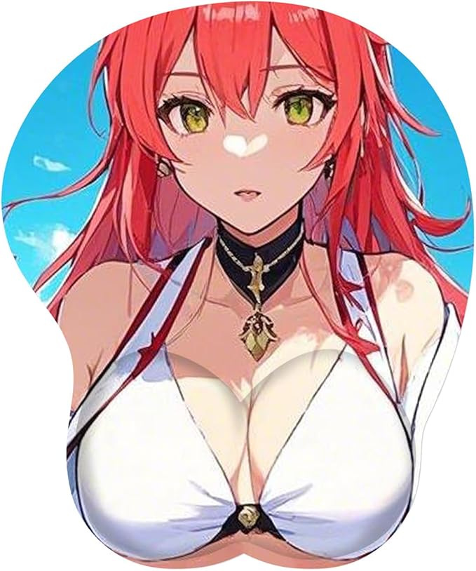 Nsipan Custom Mouse Pad with Wrist Rest Personalized Wrist Support Memory Foam Mat Mouse Mat with Photo Text Slip-Resistance Silicone