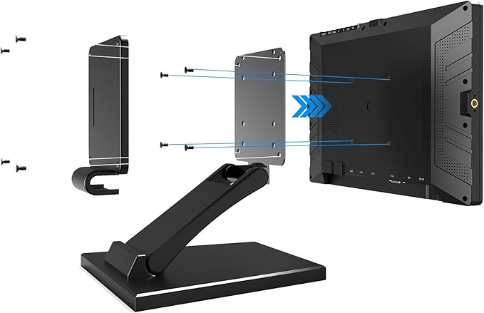 LILLIPUT 13.3 inch FA1330 Series Full Lamination Screen 1920×1080 Industrial-Grade Monitor (FA1330/T-VM Touch + VESA Bracket)