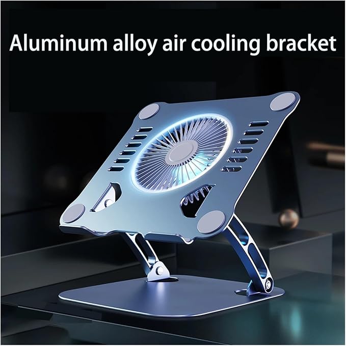 Laptop Stand with Computer Cooling 11-16(Matte Silver)