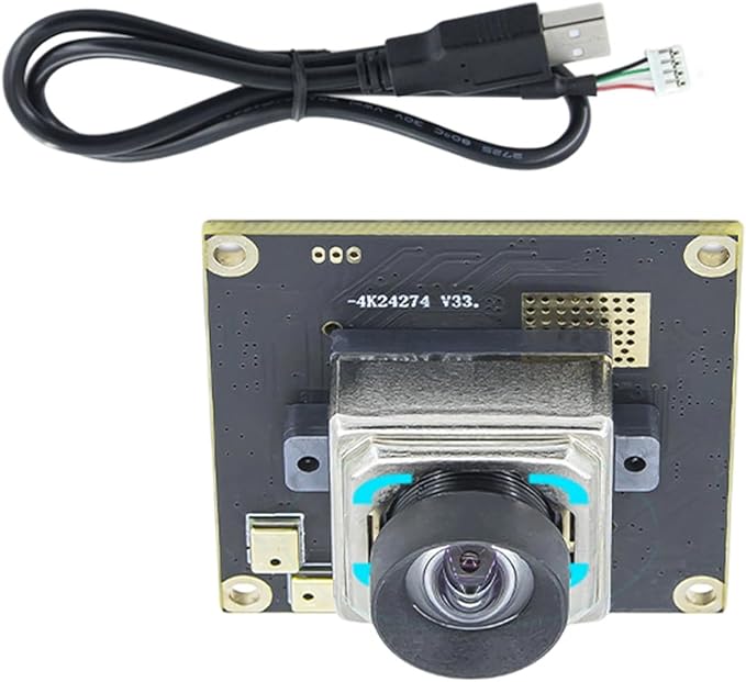 USB Camera Module Featuring IMX274 Sensoring for 4K Imagery 3840x2160 at 30FPS with Digital Microphone Autofocus Option