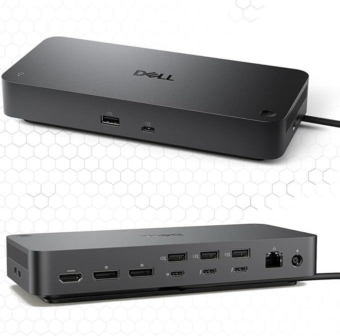 Dell Pro SD25TB4 Thunderbolt 4 Dock - USB-C Docking Station Hub for Dell Laptop Quad Monitor Support 4k Display 180W Power Supply Thunderbolt 4 Docking Stations for Windows MacBook Pro