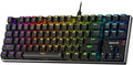 Redragon K660 (K556 TKL) RGB Wired Gaming Keyboard 80% 87 Keys Mechanical Keyboard w/Aluminum Base Upgraded Hot-Swap Socket and Noise Absorbing Foams Quiet Linear Red Switch