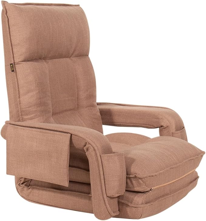 Floor Chair Floor Chair with Backrest Foldable Floor Chair Foldable Floor Gaming Chair with 6 Positions Lazy Sofa Meditation Chair Window Chair Foldable Floor Sofa with Armrests (/Blue B)