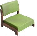 BTZHY Floor Chair Solid Wood Tatami Chair Back Stool Dormitory Bed Chair Window Seat Floor Room Chair Legless Chair(B)