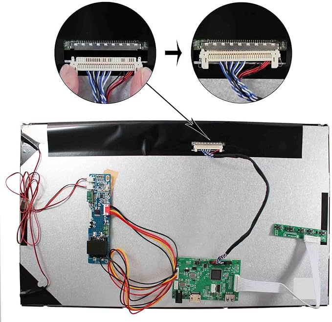VSDISPLAY 18.5 Inch 1366x768 LCD Screen VS185DF-1000 High Brightness 1000 Nit Display Screen with USB LCD Driver Board