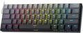 Redragon K617 GB Rapid Trigger HE Gaming Keyboard 60% 61 Keys Wired Mechanical Keyboard w/Hyper-Fast Actuation Dedicated Hall Effect Magnetic Switch Actuation Point Adjustable 8K Hz Polling Rate