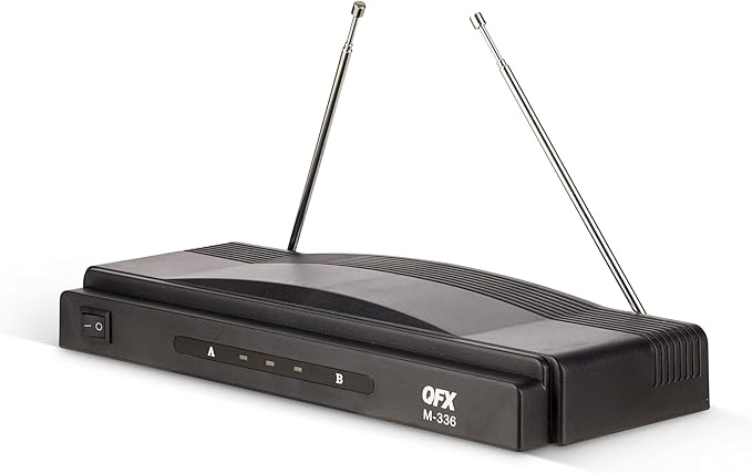 QFX M-336 Wireless Dynamic Professional Microphone - Twin Pack