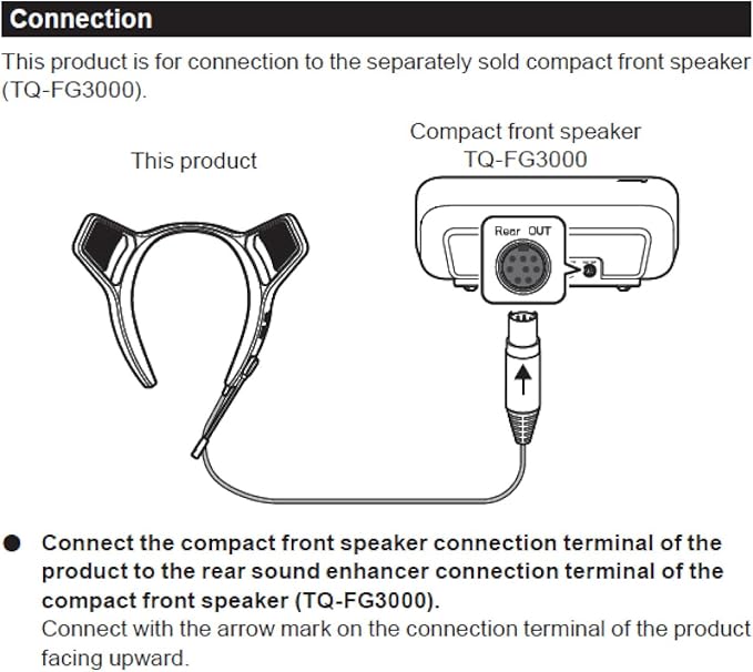 PIONEERDesktop Gaming SpeakerSound TECTORRear Sound EnhancerExclusively for The Front Speaker（TQ-FG3000）Clear 3D SoundNeckbandLightweight 190g with Narrow Directional Chat MicrophoneTQ-RG3000